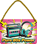 4252024259230		 ''Pure 80s Power''
Schilderstore24 Blechschilder sind perfekt als Geschenk zu Weihnachten, Geburtstage, Feiern, Partys, Grillabende, Namenstag, Feiertag, Mädelsabend, Hochzeit. Jederzeit stilvoll im Wohnzimmer, Partykeller, Garage, Praxis, Büro, musik, Hauseingang gesang Metall Rock Pop Klassik singen metall rock lieder melodie instrumente