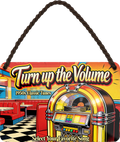 4252024259254		 ''Turn up the Volume''
Schilderstore24 Blechschilder sind perfekt als Geschenk zu Weihnachten, Geburtstage, Feiern, Partys, Grillabende, Namenstag, Feiertag, Mädelsabend, Hochzeit. Jederzeit stilvoll im Wohnzimmer, Partykeller, Garage, Praxis, Büro, musik, Hauseingang gesang Metall Rock Pop Klassik singen metall rock lieder melodie instrumente