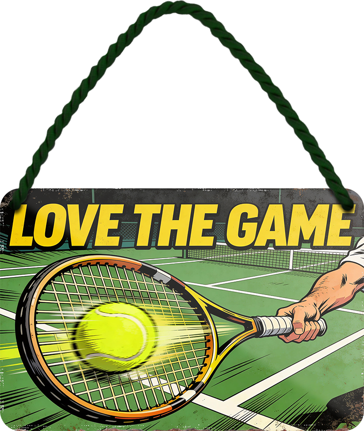 4252024258684		 ''Love the Game''
Schilderstore24 Blechschilder sind perfekt als Geschenk zu Weihnachten, Geburtstage, Feiern, Partys, Grillabende, Namenstag, Feiertag, Mädelsabend, Hochzeit. Jederzeit stilvoll im Wohnzimmer, Partykeller, Garage, Praxis, Büro, Café, Hauseingang crossfit Hobby bodybuilding fitnesstrainer fitness freizeit sport aktivitäten