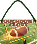 4252024258721		 ''Touchdown Glory''
Schilderstore24 Blechschilder sind perfekt als Geschenk zu Weihnachten, Geburtstage, Feiern, Partys, Grillabende, Namenstag, Feiertag, Mädelsabend, Hochzeit. Jederzeit stilvoll im Wohnzimmer, Partykeller, Garage, Praxis, Büro, Café, Hauseingang crossfit Hobby bodybuilding fitnesstrainer fitness freizeit sport aktivitäten