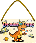 4252024258967		 ''Dream Zone Dino''
Schilderstore24 Blechschilder sind perfekt als Geschenk zu Weihnachten, Geburtstage, Feiern, Partys, Grillabende, Namenstag, Feiertag, Mädelsabend, Hochzeit. Jederzeit stilvoll im Wohnzimmer, Partykeller, Garage, Praxis, Büro, Café, Hauseingang Garten Haushalt Heim Zuhause Gartenarbeit Hausarbeit Zuhause Blumen