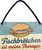 4252024258332		 ''Fischbrötchen ist meine Therapie''
Schilderstore24 Blechschilder sind perfekt als Geschenk zu Weihnachten, Geburtstage, Feiern, Partys, Grillabende, Partykeller, diät, snack, mahlzei, rezept, wasser Lebensmittel Burger Tee Grill crepes teigware süßigkeit essen grill wurst pommes döner fisch pizza