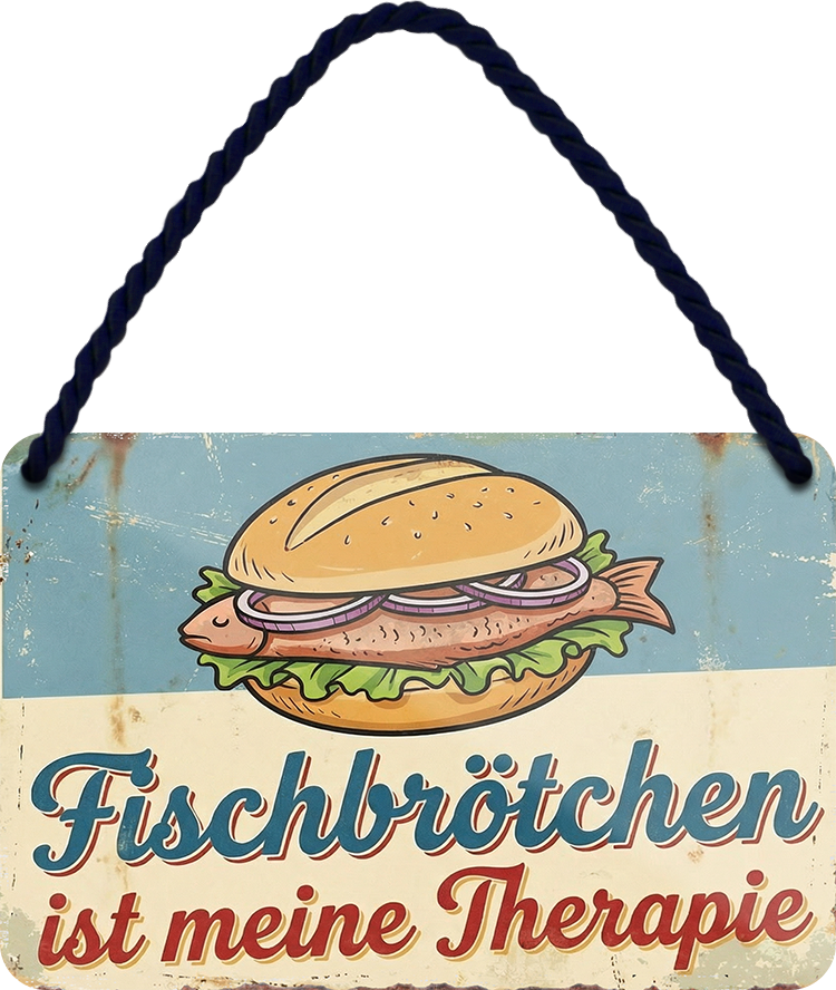4252024258332		 ''Fischbrötchen ist meine Therapie''
Schilderstore24 Blechschilder sind perfekt als Geschenk zu Weihnachten, Geburtstage, Feiern, Partys, Grillabende, Partykeller, diät, snack, mahlzei, rezept, wasser Lebensmittel Burger Tee Grill crepes teigware süßigkeit essen grill wurst pommes döner fisch pizza