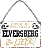 4252024258745		 ''Elversberg ist meine Liebe''
Schilderstore24 Blechschilder sind perfekt als Geschenk zu Weihnachten, Geburtstage, Feiern, Partys, Grillabende, Namenstag, Feiertag, Mädelsabend, Hochzeit. Jederzeit stilvoll im Wohnzimmer, Partykeller, Garage, Praxis, Büro, Café, Hauseingang Fußball Mannschaft Verein Bolzen Ball sport liga kicken stadion freizeit
