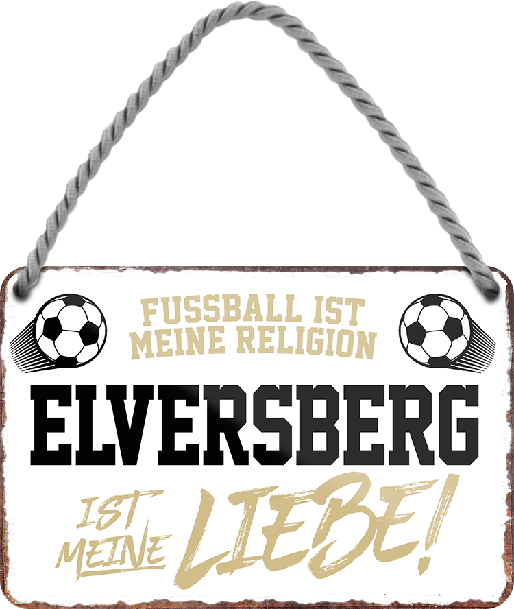 4252024258745		 ''Elversberg ist meine Liebe''
Schilderstore24 Blechschilder sind perfekt als Geschenk zu Weihnachten, Geburtstage, Feiern, Partys, Grillabende, Namenstag, Feiertag, Mädelsabend, Hochzeit. Jederzeit stilvoll im Wohnzimmer, Partykeller, Garage, Praxis, Büro, Café, Hauseingang Fußball Mannschaft Verein Bolzen Ball sport liga kicken stadion freizeit