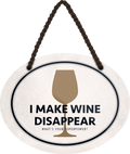 4252024245127	Schilderstore24	 ''I make wine disappear'' Schilderstore24 Blechschilder sind perfekt als Geschenk zu Weihnachten, Geburtstage, Feiern, Partys, Grillabende, Namenstag, Feiertag, Mädelsabend, Hochzeit. Jederzeit stilvoll im Wohnzimmer, Partykeller, Garage, Praxis, Büro, Café, Hauseingang Alkohol Cocktail Bier Sekt Getränk Bier Alkohol schnaps promille tequila   