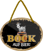 4252024245240	Schilderstore24	 ''Bock auf Bier'' Schilderstore24 Blechschilder sind perfekt als Geschenk zu Weihnachten, Geburtstage, Feiern, Partys, Grillabende, Namenstag, Feiertag, Mädelsabend, Hochzeit. Jederzeit stilvoll im Wohnzimmer, Partykeller, Garage, Praxis, Büro, Café, Hauseingang Alkohol Kasten Bier Saufen Getränk Bier Alkohol schaumkrone promille hopfen