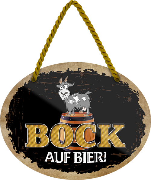 4252024245240	Schilderstore24	 ''Bock auf Bier'' Schilderstore24 Blechschilder sind perfekt als Geschenk zu Weihnachten, Geburtstage, Feiern, Partys, Grillabende, Namenstag, Feiertag, Mädelsabend, Hochzeit. Jederzeit stilvoll im Wohnzimmer, Partykeller, Garage, Praxis, Büro, Café, Hauseingang Alkohol Kasten Bier Saufen Getränk Bier Alkohol schaumkrone promille hopfen
