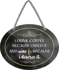 4252024247824	Schilderstore24	 ''I drink coffee because i deserve it'' Schilderstore24 Blechschilder sind perfekt als Geschenk zu Weihnachten, Geburtstage, Feiern, Partys, Grillabende, Namenstag, Feiertag, Mädelsabend, Hochzeit. Jederzeit stilvoll im Wohnzimmer, Partykeller, Garage, Praxis, Büro, Café, Hauseingang Lebensmittel Kaffee Kuchen Sucht café coffee kaffeemaschine getränk essen