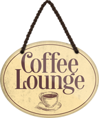 4252024247800	Schilderstore24	 ''Coffee Lounge'' Schilderstore24 Blechschilder sind perfekt als Geschenk zu Weihnachten, Geburtstage, Feiern, Partys, Grillabende, Namenstag, Feiertag, Mädelsabend, Hochzeit. Jederzeit stilvoll im Wohnzimmer, Partykeller, Garage, Praxis, Büro, Café, Hauseingang Lebensmittel Kaffee Kuchen Sucht café coffee kaffeemaschine getränk essen