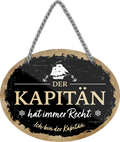 4252024246278	Schilderstore24	 ''Der Kapitän hat immer recht'' Schilderstore24 Blechschilder sind perfekt als Geschenk zu Weihnachten, Geburtstage, Feiern, Partys, Grillabende, Namenstag, Feiertag, Mädelsabend, Hochzeit. Jederzeit stilvoll im Wohnzimmer, Partykeller, Garage, Praxis, Büro, Café, Hauseingang Meer Urlaub Sommer Sandstrand meer wasser strand sand urlaub ferien