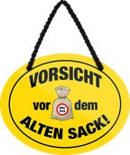 4252024245684	Schilderstore24	 ''Vorsicht vor dem alten Sack'' Schilderstore24 Blechschilder sind perfekt als Geschenk zu Weihnachten, Geburtstage, Feiern, Partys, Grillabende, Namenstag, Feiertag, Mädelsabend, Hochzeit. Jederzeit stilvoll im Wohnzimmer, Partykeller, Garage, Praxis, Büro, Café, Hauseingang Familie Zuhause Eltern Geschwister oma opa familie mama papa geschwister