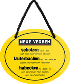 4252024247879	Schilderstore24	 ''Neue Verben. Schmolzen, lauterbachen, habecken'' Schilderstore24 Blechschilder sind perfekt als Geschenk zu Weihnachten, Geburtstage, Feiern, Partys, Grillabende, Namenstag, Feiertag, Mädelsabend, Hochzeit. Jederzeit stilvoll im Wohnzimmer, Partykeller, Garage, Praxis, Büro, Café, Hauseingang politik regierung fachkräfte ironsich kanzler job Politiker Kabinett Chef Regierung