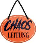 4252024245936	Schilderstore24	 ''Chaosleitung'' Schilderstore24 Blechschilder sind perfekt als Geschenk zu Weihnachten, Geburtstage, Feiern, Partys, Grillabende, Namenstag, Feiertag, Mädelsabend, Hochzeit. Jederzeit stilvoll im Wohnzimmer, Partykeller, Garage, Praxis, Büro, Café, Hauseingang Küche Haushalt Willkommen Eigenheim heim essen haus kochen herzlich Zuhause putzen