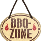 4252024247084	Schilderstore24	 ''BBQ Zone'' Schilderstore24 Blechschilder sind perfekt als Geschenk zu Weihnachten, Geburtstage, Feiern, Partys, Grillabende, Namenstag, Feiertag, Mädelsabend, Hochzeit. Jederzeit stilvoll im Wohnzimmer, Partykeller, Garage, Praxis, Büro, Café, Hauseingang Lebensmittel Kaffee Kuchen Tee Grill crepes teigware süßigkeit essen grill wurst