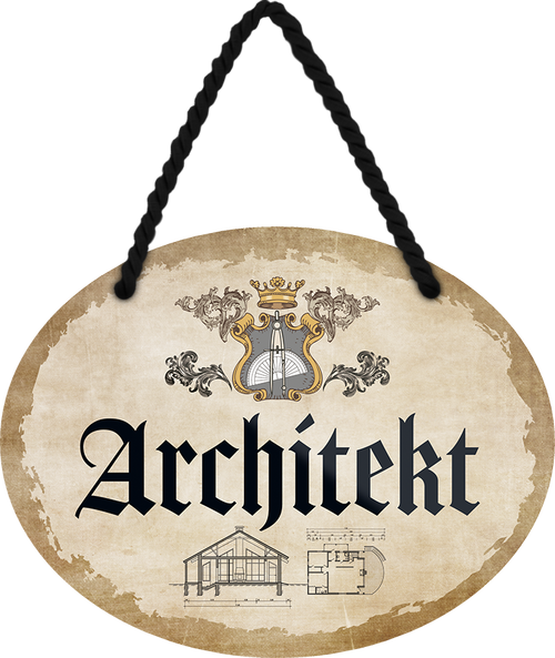 4252024245738	Schilderstore24	 ''Architekt'' Schilderstore24 Blechschilder sind perfekt als Geschenk zu Weihnachten, Geburtstage, Feiern, Partys, Grillabende, Namenstag, Feiertag, Mädelsabend, Hochzeit. Jederzeit stilvoll im Wohnzimmer, Partykeller, Garage, Praxis, Büro,Architekt Hauseingang Handwerk Baustelle Arbeit Bau werkeln baustelle handwerker bauarbeiter