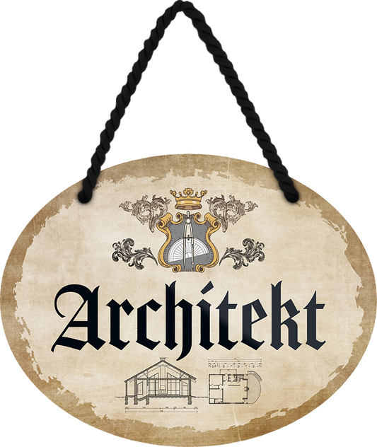 4252024245738	Schilderstore24	 ''Architekt'' Schilderstore24 Blechschilder sind perfekt als Geschenk zu Weihnachten, Geburtstage, Feiern, Partys, Grillabende, Namenstag, Feiertag, Mädelsabend, Hochzeit. Jederzeit stilvoll im Wohnzimmer, Partykeller, Garage, Praxis, Büro,Architekt Hauseingang Handwerk Baustelle Arbeit Bau werkeln baustelle handwerker bauarbeiter