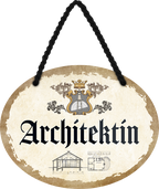 4252024246520	Schilderstore24	 ''Architektin'' Schilderstore24 Blechschilder sind perfekt als Geschenk zu Weihnachten, Geburtstage, Feiern, Partys, Grillabende, Namenstag, Feiertag, Mädelsabend, Hochzeit. Jederzeit stilvoll im Wohnzimmer, Partykeller, Garage, Praxis, Büro, Café, Hauseingang Büro Chef Angestellter Arbeit Job Arbeitsplatz Alltag Beruf Ausbildung