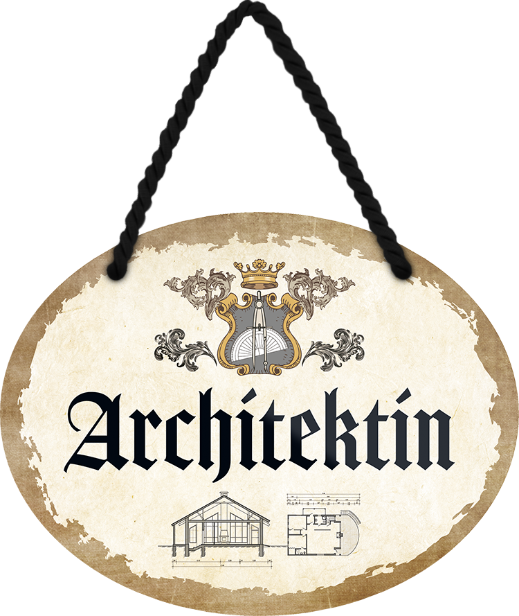 4252024246520	Schilderstore24	 ''Architektin'' Schilderstore24 Blechschilder sind perfekt als Geschenk zu Weihnachten, Geburtstage, Feiern, Partys, Grillabende, Namenstag, Feiertag, Mädelsabend, Hochzeit. Jederzeit stilvoll im Wohnzimmer, Partykeller, Garage, Praxis, Büro, Café, Hauseingang Büro Chef Angestellter Arbeit Job Arbeitsplatz Alltag Beruf Ausbildung