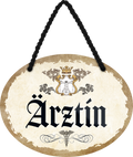 4252024246551	Schilderstore24	 ''Ärztin'' Schilderstore24 Blechschilder sind perfekt als Geschenk zu Weihnachten, Geburtstage, Feiern, Partys, Grillabende, Namenstag, Feiertag, Mädelsabend, Hochzeit. Jederzeit stilvoll im Wohnzimmer, Partykeller, Garage, Praxis, Büro, Café, Hauseingang Büro Chef Angestellter Arbeit Job Arbeitsplatz Alltag Beruf Ausbildung