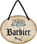 4252024247893	Schilderstore24	 ''Barbier'' Schilderstore24 Blechschilder sind perfekt als Geschenk zu Weihnachten, Geburtstage, Feiern, Partys, Grillabende, Namenstag, Feiertag, Mädelsabend, Hochzeit. Jederzeit stilvoll im Wohnzimmer, Partykeller, Garage, Praxis, Büro, Café, Hauseingang Friseur Tattoo Schönheit Haare Haut Barber tattowierer hautschmuck piercing schminke
