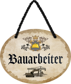 4252024246575	Schilderstore24	 ''Bauarbeiter'' Schilderstore24 Blechschilder sind perfekt als Geschenk zu Weihnachten, Geburtstage, Feiern, Partys, Grillabende, Namenstag, Feiertag, Mädelsabend, Hochzeit. Jederzeit stilvoll im Wohnzimmer, Partykeller, Garage, Praxis, Büro, Café, Hauseingang Büro Chef Angestellter Arbeit Job Arbeitsplatz Alltag Beruf Ausbildung