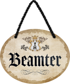 4252024246582	Schilderstore24	 ''Beamter'' Schilderstore24 Blechschilder sind perfekt als Geschenk zu Weihnachten, Geburtstage, Feiern, Partys, Grillabende, Namenstag, Feiertag, Mädelsabend, Hochzeit. Jederzeit stilvoll im Wohnzimmer, Partykeller, Garage, Praxis, Büro, Café, Hauseingang Büro Chef Angestellter Arbeit Job Arbeitsplatz Alltag Beruf Ausbildung