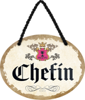 4252024245363	Schilderstore24	 ''Chefin'' Schilderstore24 Blechschilder sind perfekt als Geschenk zu Weihnachten, Geburtstage, Feiern, Partys, Grillabende, Namenstag, Feiertag, Mädelsabend, Hochzeit. Jederzeit stilvoll im Wohnzimmer, Partykeller, Garage, Praxis, Büro, Café, Hauseingang Büro Chef Angestellter Arbeit Job Arbeitsplatz Alltag Beruf Ausbildung