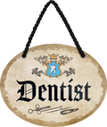 4252024246612	Schilderstore24	 ''Dentist'' Schilderstore24 Blechschilder sind perfekt als Geschenk zu Weihnachten, Geburtstage, Feiern, Partys, Grillabende, Namenstag, Feiertag, Mädelsabend, Hochzeit. Jederzeit stilvoll im Wohnzimmer, Partykeller, Garage, Praxis, Büro, Café, Hauseingang Büro Chef Angestellter Arbeit Job Arbeitsplatz Alltag Beruf Ausbildung