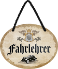 4252024246643	Schilderstore24	 ''Fahrlehrer'' Schilderstore24 Blechschilder sind perfekt als Geschenk zu Weihnachten, Geburtstage, Feiern, Partys, Grillabende, Namenstag, Feiertag, Mädelsabend, Hochzeit. Jederzeit stilvoll im Wohnzimmer, Partykeller, Garage, Praxis, Büro, Café, Hauseingang Büro Chef Angestellter Arbeit Job Arbeitsplatz Alltag Beruf Ausbildung