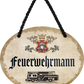 4252024247152	Schilderstore24	 ''Feuerwehmann'' Schilderstore24 Blechschilder sind perfekt als Geschenk zu Weihnachten, Geburtstage, Feiern, Partys, Grillabende, Namenstag, Feiertag, Mädelsabend, Hochzeit. Jederzeit stilvoll im Wohnzimmer, Partykeller, Garage, Praxis, Büro, Café, Hauseingang Feuerwehr Feuer Brand Schutz Rettung freiwillige Alarm rettungsdienst hilfe feuer