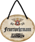 4252024247152	Schilderstore24	 ''Feuerwehmann'' Schilderstore24 Blechschilder sind perfekt als Geschenk zu Weihnachten, Geburtstage, Feiern, Partys, Grillabende, Namenstag, Feiertag, Mädelsabend, Hochzeit. Jederzeit stilvoll im Wohnzimmer, Partykeller, Garage, Praxis, Büro, Café, Hauseingang Feuerwehr Feuer Brand Schutz Rettung freiwillige Alarm rettungsdienst hilfe feuer