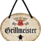 4252024247114	Schilderstore24	 ''Grillmeister'' Schilderstore24 Blechschilder sind perfekt als Geschenk zu Weihnachten, Geburtstage, Feiern, Partys, Grillabende, Namenstag, Feiertag, Mädelsabend, Hochzeit. Jederzeit stilvoll im Wohnzimmer, Partykeller, Garage, Praxis, Büro, Café, Hauseingang Lebensmittel Kaffee Kuchen Tee Grill crepes teigware süßigkeit essen grill wurst