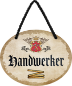 4252024245783	Schilderstore24	 ''Handwerker'' Schilderstore24 Blechschilder sind perfekt als Geschenk zu Weihnachten, Geburtstage, Feiern, Partys, Grillabende, Namenstag, Feiertag, Mädelsabend, Hochzeit. Jederzeit stilvoll im Wohnzimmer, Partykeller, Garage, Praxis, Büro,Architekt Hauseingang Handwerk Baustelle Arbeit Bau werkeln baustelle handwerker bauarbeiter