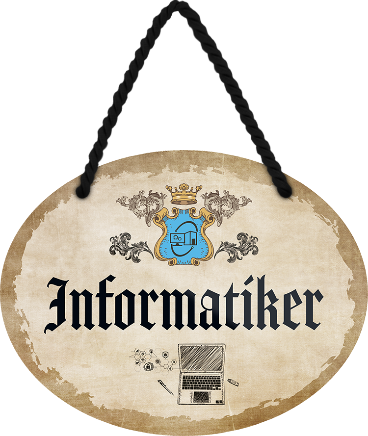 4252024246735	Schilderstore24	 ''Informatiker'' Schilderstore24 Blechschilder sind perfekt als Geschenk zu Weihnachten, Geburtstage, Feiern, Partys, Grillabende, Namenstag, Feiertag, Mädelsabend, Hochzeit. Jederzeit stilvoll im Wohnzimmer, Partykeller, Garage, Praxis, Büro, Café, Hauseingang Büro Chef Angestellter Arbeit Job Arbeitsplatz Alltag Beruf Ausbildung