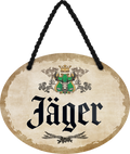 4252024246759	Schilderstore24	 ''Jäger'' Schilderstore24 Blechschilder sind perfekt als Geschenk zu Weihnachten, Geburtstage, Feiern, Partys, Grillabende, Namenstag, Feiertag, Mädelsabend, Hochzeit. Jederzeit stilvoll im Wohnzimmer, Partykeller, Garage, Praxis, Büro, Café, Hauseingang Büro Chef Angestellter Arbeit Job Arbeitsplatz Alltag Beruf Ausbildung