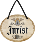 4252024246766	Schilderstore24	 ''Jurist'' Schilderstore24 Blechschilder sind perfekt als Geschenk zu Weihnachten, Geburtstage, Feiern, Partys, Grillabende, Namenstag, Feiertag, Mädelsabend, Hochzeit. Jederzeit stilvoll im Wohnzimmer, Partykeller, Garage, Praxis, Büro, Café, Hauseingang Büro Chef Angestellter Arbeit Job Arbeitsplatz Alltag Beruf Ausbildung