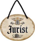 4252024246766	Schilderstore24	 ''Jurist'' Schilderstore24 Blechschilder sind perfekt als Geschenk zu Weihnachten, Geburtstage, Feiern, Partys, Grillabende, Namenstag, Feiertag, Mädelsabend, Hochzeit. Jederzeit stilvoll im Wohnzimmer, Partykeller, Garage, Praxis, Büro, Café, Hauseingang Büro Chef Angestellter Arbeit Job Arbeitsplatz Alltag Beruf Ausbildung