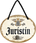 4252024246773	Schilderstore24	 ''Juristin'' Schilderstore24 Blechschilder sind perfekt als Geschenk zu Weihnachten, Geburtstage, Feiern, Partys, Grillabende, Namenstag, Feiertag, Mädelsabend, Hochzeit. Jederzeit stilvoll im Wohnzimmer, Partykeller, Garage, Praxis, Büro, Café, Hauseingang Büro Chef Angestellter Arbeit Job Arbeitsplatz Alltag Beruf Ausbildung