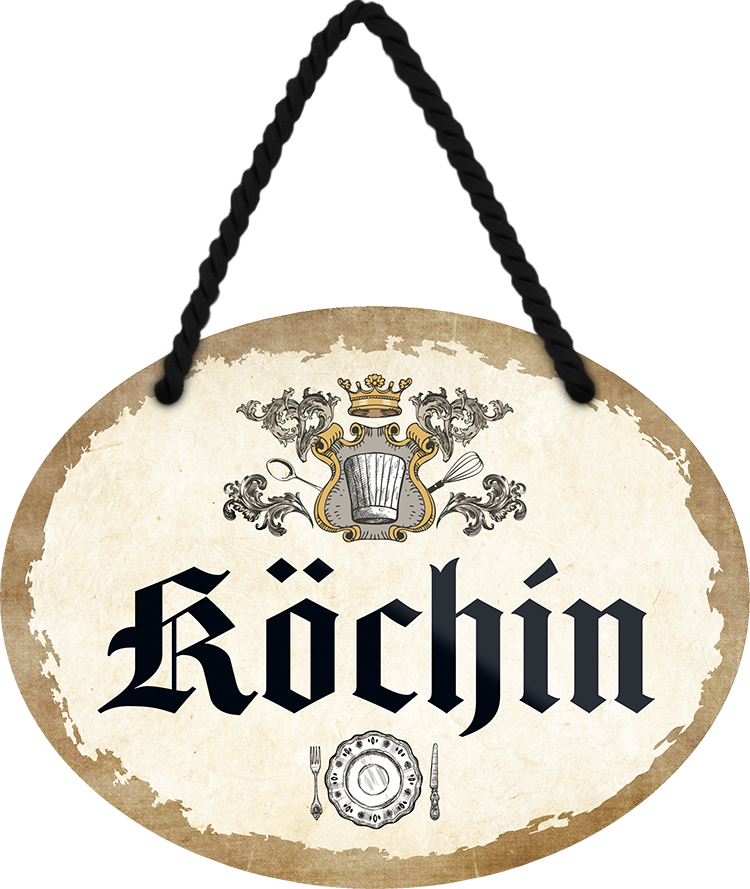 4252024246810	Schilderstore24	 ''Köchin'' Schilderstore24 Blechschilder sind perfekt als Geschenk zu Weihnachten, Geburtstage, Feiern, Partys, Grillabende, Namenstag, Feiertag, Mädelsabend, Hochzeit. Jederzeit stilvoll im Wohnzimmer, Partykeller, Garage, Praxis, Büro, Café, Hauseingang Büro Chef Angestellter Arbeit Job Arbeitsplatz Alltag Beruf Ausbildung