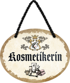 4252024247930	Schilderstore24	 ''Kosmetikerin'' Schilderstore24 Blechschilder sind perfekt als Geschenk zu Weihnachten, Geburtstage, Feiern, Partys, Grillabende, Namenstag, Feiertag, Mädelsabend, Hochzeit. Jederzeit stilvoll im Wohnzimmer, Partykeller, Garage, Praxis, Büro, Café, Hauseingang Friseur Tattoo Schönheit Haare Haut Barber tattowierer hautschmuck piercing schminke