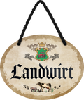 4252024247961	Schilderstore24	 ''Landwirt'' Schilderstore24 Blechschilder sind perfekt als Geschenk zu Weihnachten, Geburtstage, Feiern, Partys, Grillabende, Namenstag, Feiertag, Mädelsabend, Hochzeit. Jederzeit stilvoll im Wohnzimmer, Partykeller, Garage, Praxis, Büro, Café, Hauseingang Traktor Maschine Landmaschine Feld bauer landwirt landwirtschaft schlepper