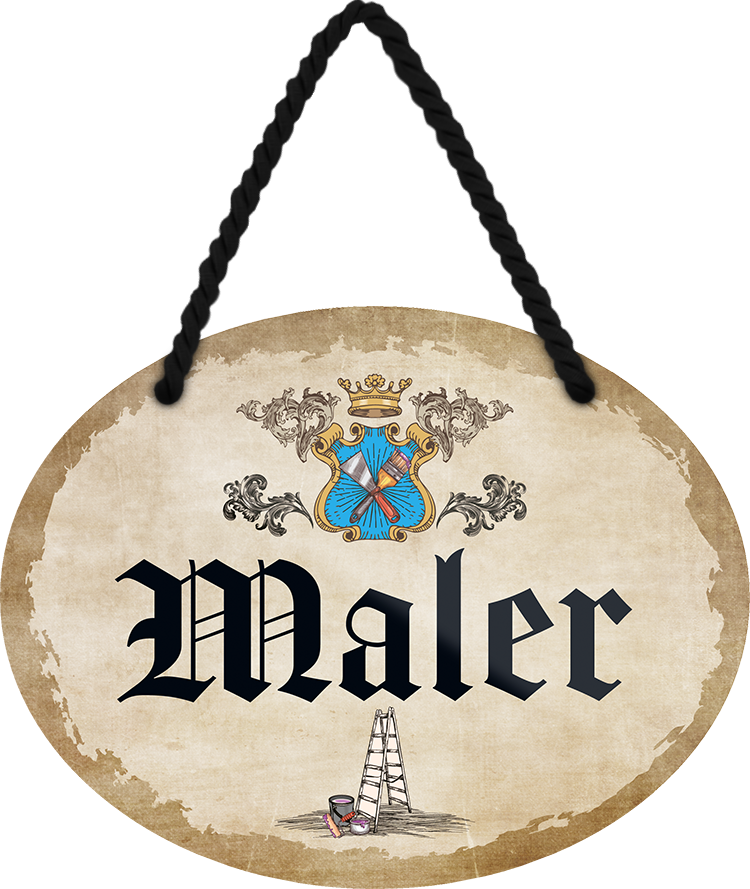 4252024245813	Schilderstore24	 ''Maler'' Schilderstore24 Blechschilder sind perfekt als Geschenk zu Weihnachten, Geburtstage, Feiern, Partys, Grillabende, Namenstag, Feiertag, Mädelsabend, Hochzeit. Jederzeit stilvoll im Wohnzimmer, Partykeller, Garage, Praxis, Büro,Architekt Hauseingang Handwerk Baustelle Arbeit Bau werkeln baustelle handwerker bauarbeiter