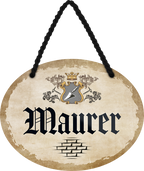 4252024245820	Schilderstore24	 ''Maurer'' Schilderstore24 Blechschilder sind perfekt als Geschenk zu Weihnachten, Geburtstage, Feiern, Partys, Grillabende, Namenstag, Feiertag, Mädelsabend, Hochzeit. Jederzeit stilvoll im Wohnzimmer, Partykeller, Garage, Praxis, Büro,Architekt Hauseingang Handwerk Baustelle Arbeit Bau werkeln baustelle handwerker bauarbeiter