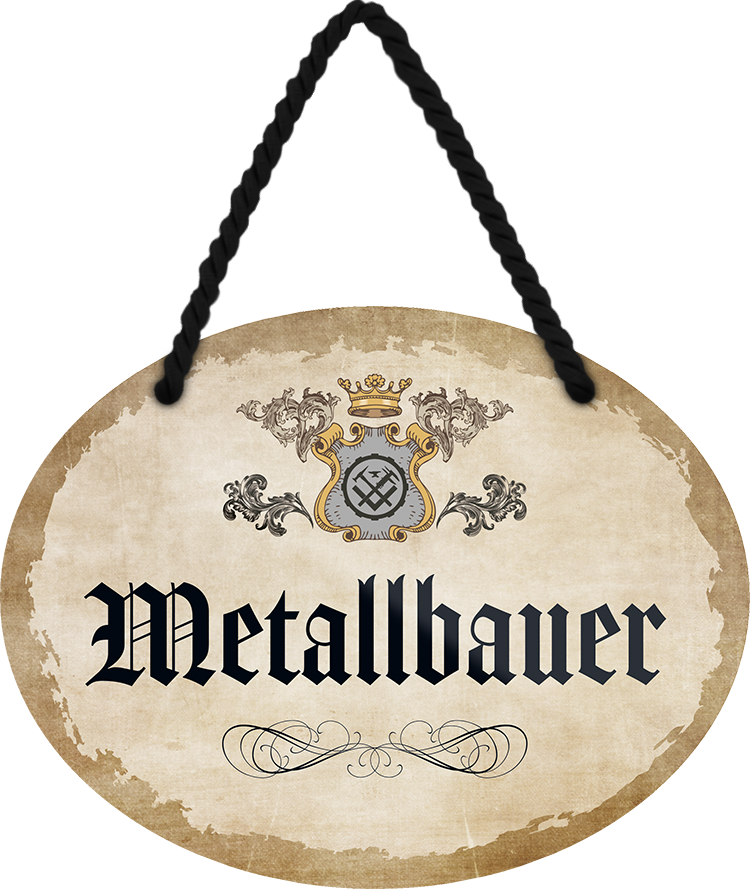 4252024245837	Schilderstore24	 ''Metallbauer'' Schilderstore24 Blechschilder sind perfekt als Geschenk zu Weihnachten, Geburtstage, Feiern, Partys, Grillabende, Namenstag, Feiertag, Mädelsabend, Hochzeit. Jederzeit stilvoll im Wohnzimmer, Partykeller, Garage, Praxis, Büro,Architekt Hauseingang Handwerk Baustelle Arbeit Bau werkeln baustelle handwerker bauarbeiter