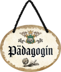 4252024246933	Schilderstore24	 ''Pädagogin'' Schilderstore24 Blechschilder sind perfekt als Geschenk zu Weihnachten, Geburtstage, Feiern, Partys, Grillabende, Namenstag, Feiertag, Mädelsabend, Hochzeit. Jederzeit stilvoll im Wohnzimmer, Partykeller, Garage, Praxis, Büro, Café, Hauseingang Büro Chef Angestellter Arbeit Job Arbeitsplatz Alltag Beruf Ausbildung