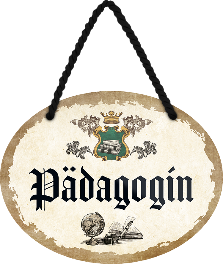 4252024246933	Schilderstore24	 ''Pädagogin'' Schilderstore24 Blechschilder sind perfekt als Geschenk zu Weihnachten, Geburtstage, Feiern, Partys, Grillabende, Namenstag, Feiertag, Mädelsabend, Hochzeit. Jederzeit stilvoll im Wohnzimmer, Partykeller, Garage, Praxis, Büro, Café, Hauseingang Büro Chef Angestellter Arbeit Job Arbeitsplatz Alltag Beruf Ausbildung