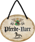 4252024247770	Schilderstore24	 ''Pferde Narr'' Schilderstore24 Blechschilder sind perfekt als Geschenk zu Weihnachten, Geburtstage, Feiern, Partys, Grillabende, Namenstag, Feiertag, Mädelsabend, Hochzeit. Jederzeit stilvoll im Wohnzimmer, Partykeller, Garage, Praxis, Büro, Café, Hauseingang Nutztier Pferd Reiten Pony Stall sattel ausreiten pferde tier landwirtschaft