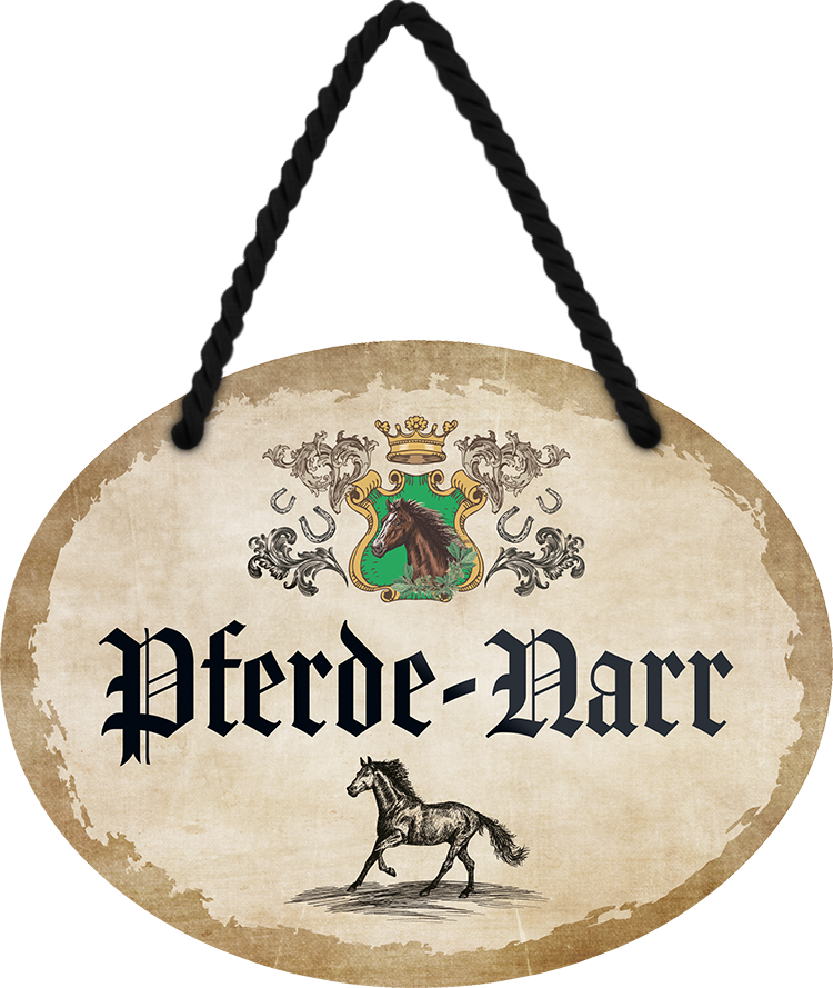 4252024247770	Schilderstore24	 ''Pferde Narr'' Schilderstore24 Blechschilder sind perfekt als Geschenk zu Weihnachten, Geburtstage, Feiern, Partys, Grillabende, Namenstag, Feiertag, Mädelsabend, Hochzeit. Jederzeit stilvoll im Wohnzimmer, Partykeller, Garage, Praxis, Büro, Café, Hauseingang Nutztier Pferd Reiten Pony Stall sattel ausreiten pferde tier landwirtschaft