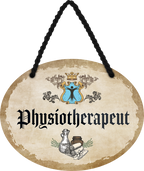 4252024246940	Schilderstore24	 ''Physiotherapeut'' Schilderstore24 Blechschilder sind perfekt als Geschenk zu Weihnachten, Geburtstage, Feiern, Partys, Grillabende, Namenstag, Feiertag, Mädelsabend, Hochzeit. Jederzeit stilvoll im Wohnzimmer, Partykeller, Garage, Praxis, Büro, Café, Hauseingang Büro Chef Angestellter Arbeit Job Arbeitsplatz Alltag Beruf Ausbildung